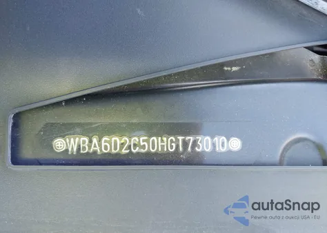 2017 BMW 640I Gran Coupe xDrive from USA, damaged, VIN WBA6D2C50HGT73010